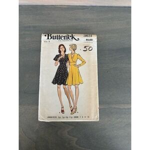 Butterick Vintage Uncut Junior Petite and Junior Dress Size 9 Pattern No 3631